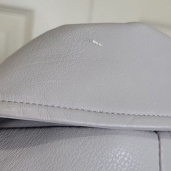 BAGATELLE Gray Faux Leather Motocycle Jacket Size Medium - Picture 5 of 10